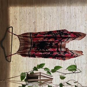 Angie Midi Floral Dress/Tunic Size Small